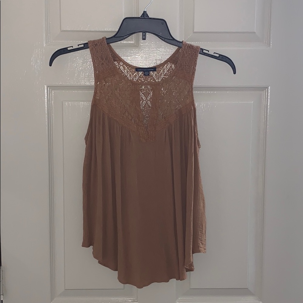 Caramel Brown American Eagle Tank Top